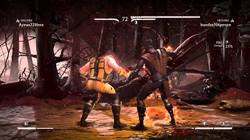 Mortal Kombat X: Scorpion Hellfire and inferno mixups  freestyles