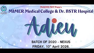 “ADIEU”, the farewell function of the MBBS Batch of 2020-21