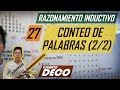 CONTEO DE PALABRAS | RAZONAMIENTO INDUCTIVO | PROBLEMAS RESUELTOS