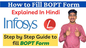 How to fill Infosys BOPT Form on Launchpad | NATS BOPT Form Infosys | Infosys Launchpad Filling 2022