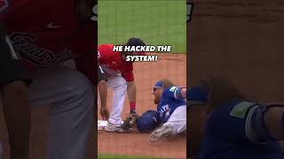 He hacked the system! ⚾️😅 #baseballszn #baseball #justbaseball #mlb #sports #beisbol #shortsviral
