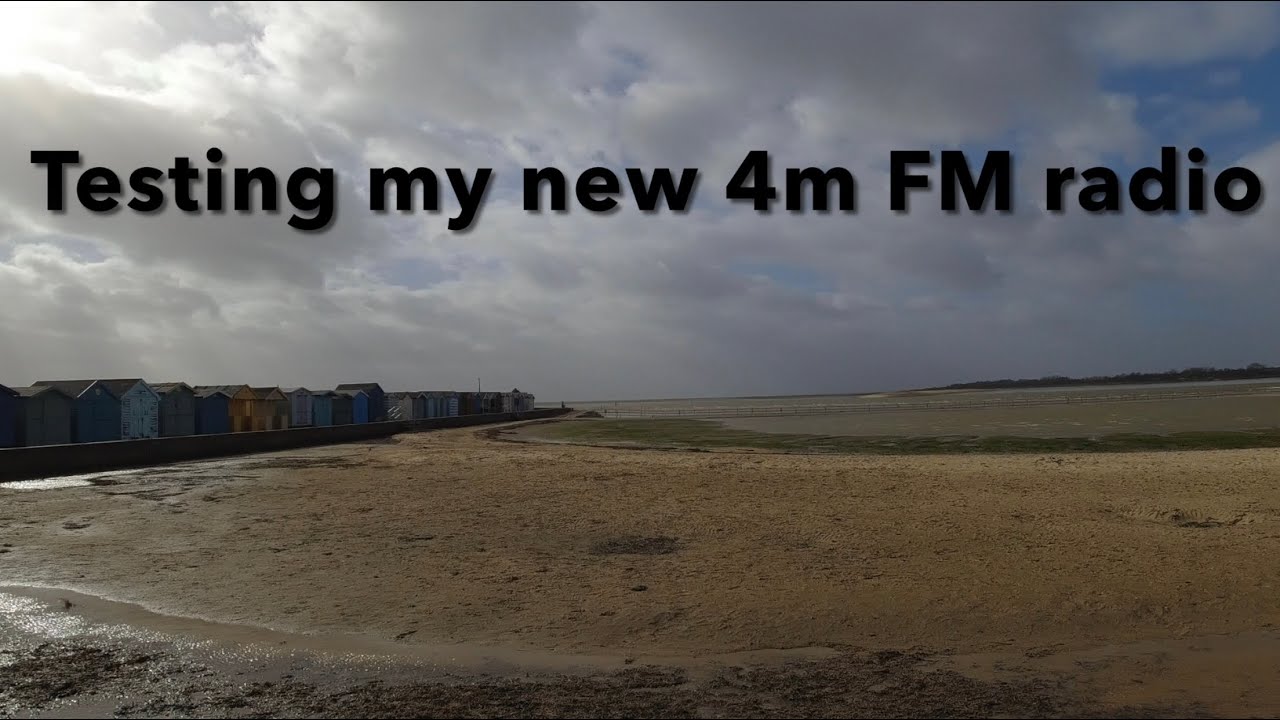 Testing my new 4m FM radio