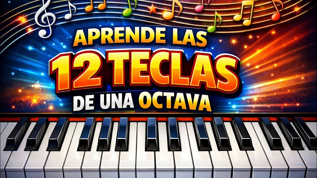 #música APRENDE LAS 12 NOTAS DE UNA OCTAVA - YouTube