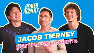 Jacob Tierneys Funniest Press Moments Heated Rivalry