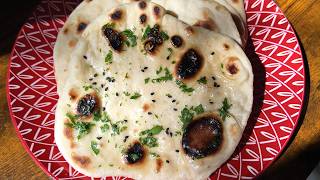 AUTHENTIC NAAN BREAD (low sodium, no kneading required, no yogurt)