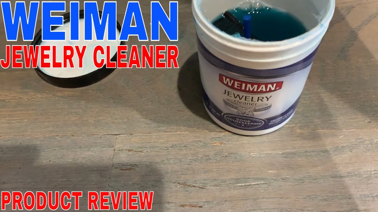 Weiman Jewelry Cleaner 🔴 YouTube