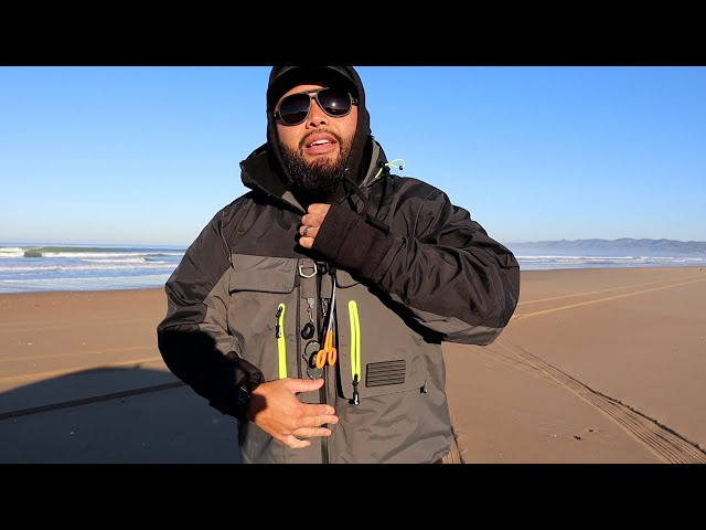 Best Surf Fishing Wading Jacket, PERCH POUCH UPDATE and