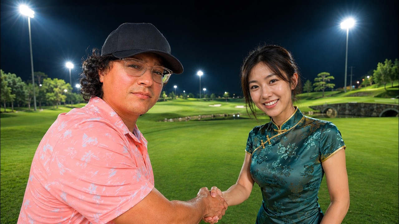 I Tried China's Craziest Golf Experience: Night Golf