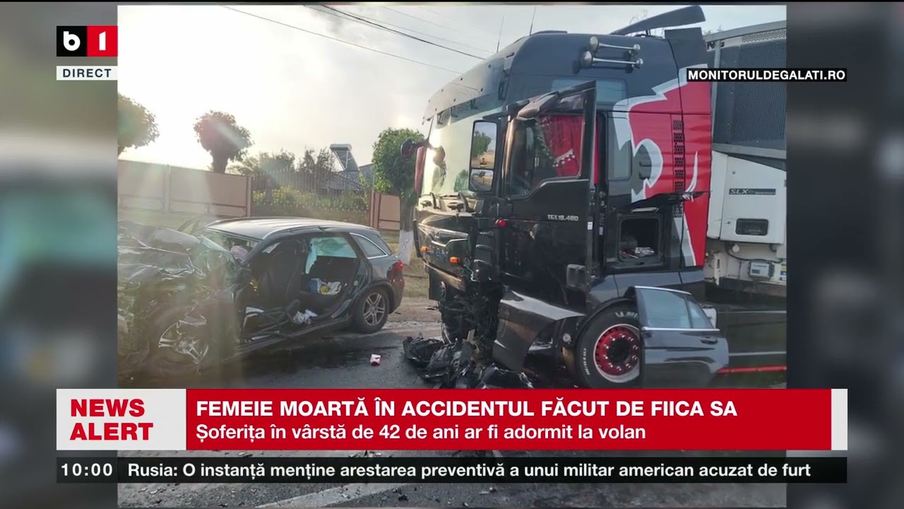 GALAȚI - ACCIDENT TRAGIC_Știri B1TV_25 mai 2024