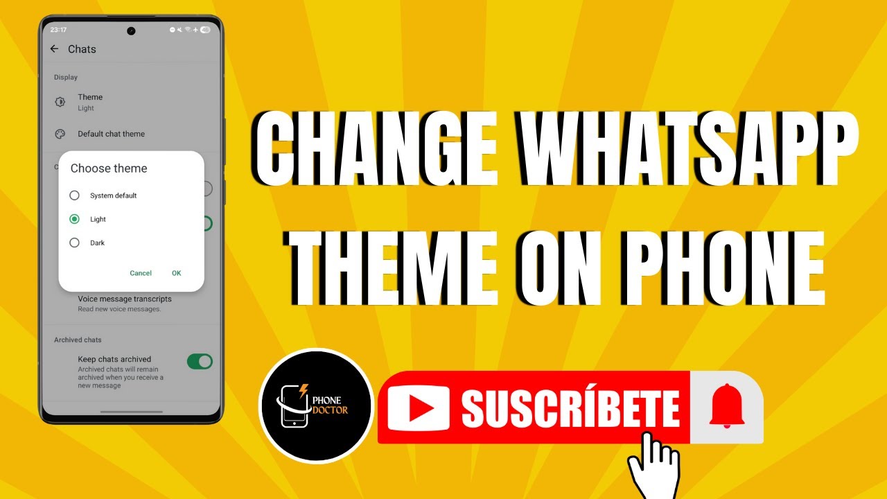 How to Change WhatsApp Theme on Phone | Light, Dark & System Theme Settings?
