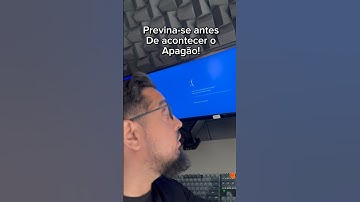 Como corrigir tela azul do Windows