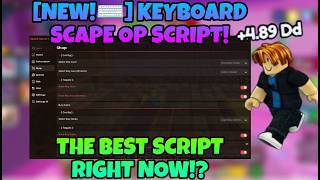 Keyboard Escape New Op Script - Auto Win, Treadmill Unlocker, Instant Win, Infinity Trial More