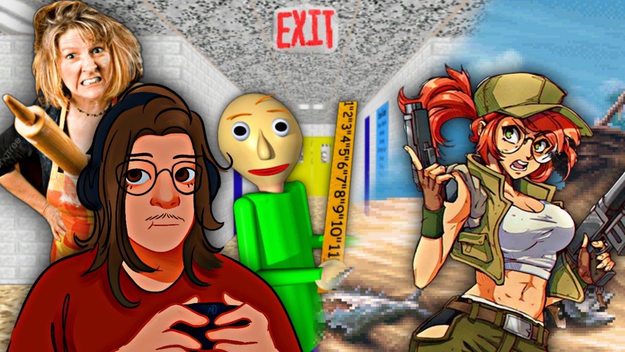testando as habilidades gamers da minha mãe em diferentes jogos
