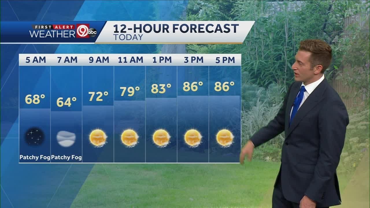 Patchy fog to start the morning, warmer this afternoon - YouTube