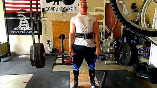 Cube Method Deadlift PRs Nate Conder Justin Sager 500X3 540X3