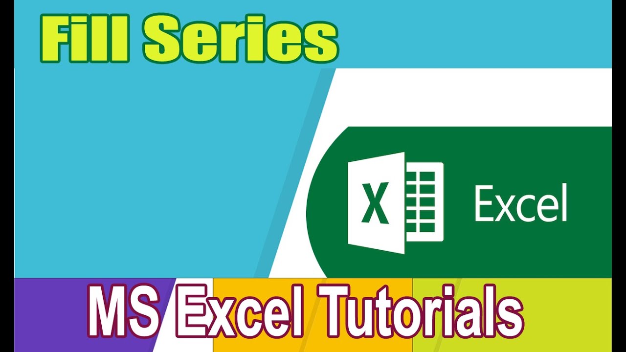 MS Excel Fill Series Santal Informatics Learning Point YouTube