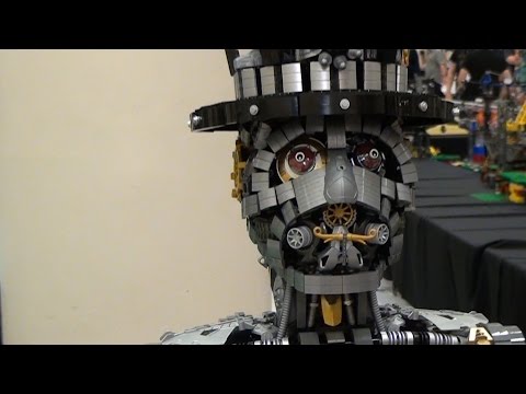 Mechanical LEGO Technic Steampunk Robot | BrickCon 2015