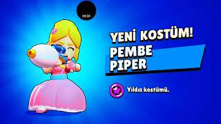 Yeni Skin . Pembe Piper . Brawl Stars