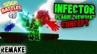 INFECTOR | plague 'rework' CONCEPT (remake) Slap Battles | Roblox