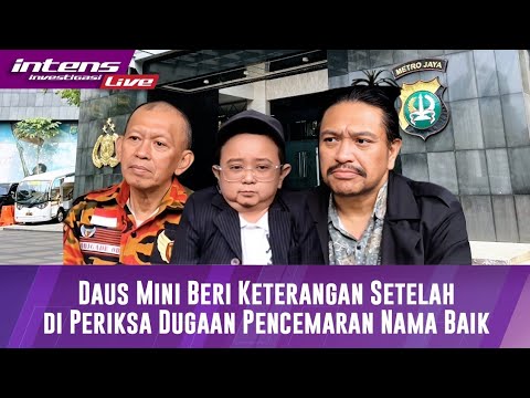 Ungkapan Daus Mini Dan Kuasa Hukumnya Setelah jalani Pemeriksaan