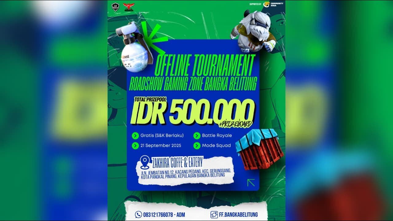 OFFLINE TOURNAMENT ROADSHOW GAMING ZONE BABEL - WARKOP ZAKHIRA