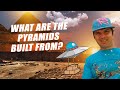 What are the pyramids built from  quarries of ancient egypt