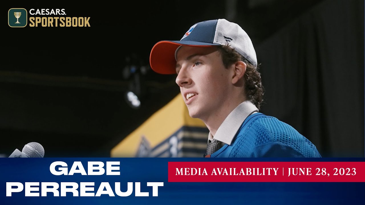 New York Rangers: Gabe Perreault Media Availability | June 28, 2023 ...