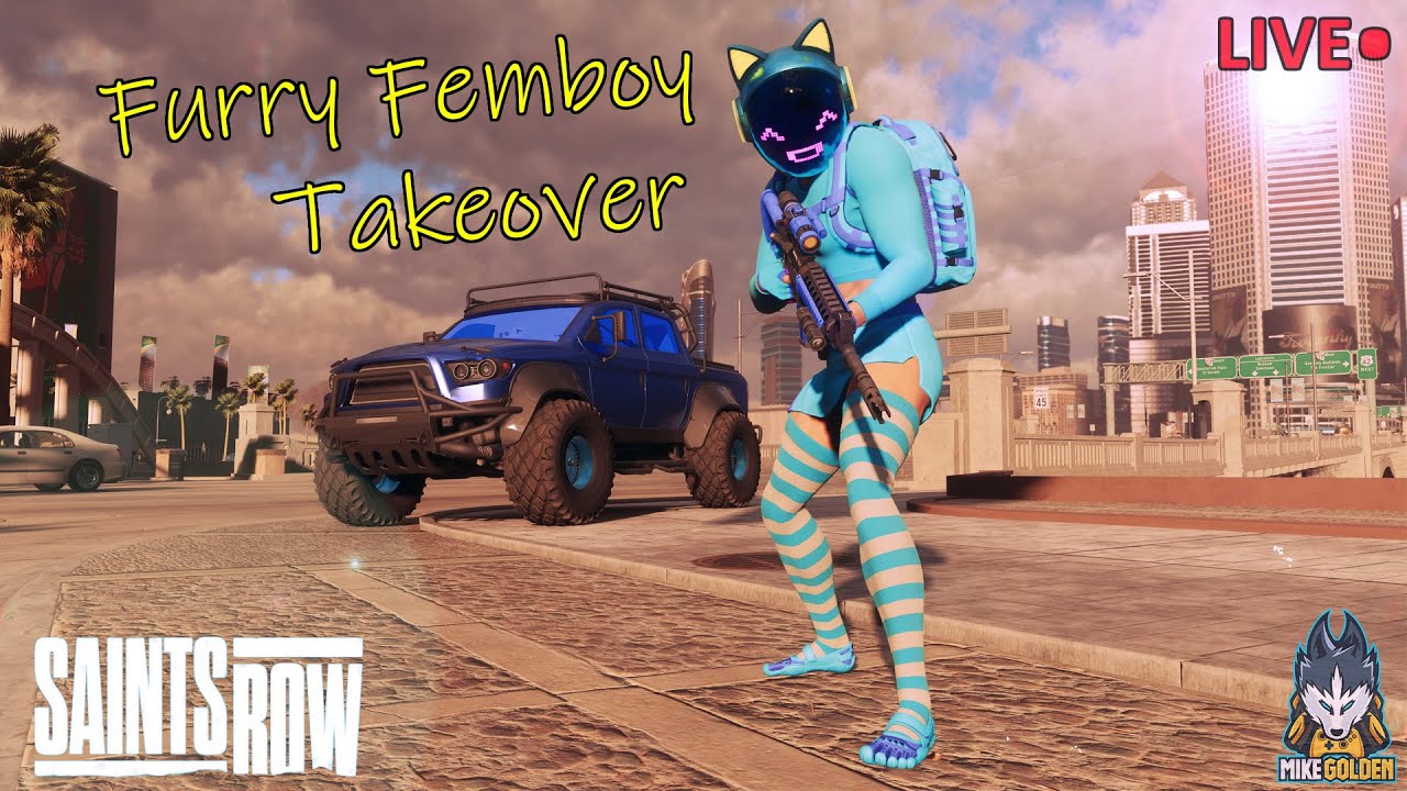 Furry Femboy Take Over Saints Row Live Stream YouTube