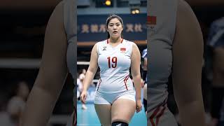 Stunning Volleyball Skills by AI-Generated Beauty | Unreal Moves #shorts #viral #trending#volleyball