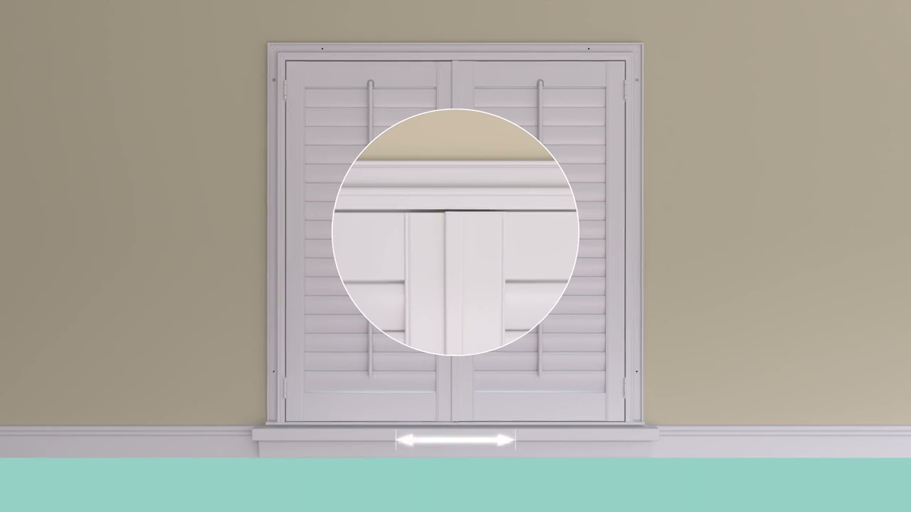 Veneta™   3 sided Deco Frame Shutters Installation