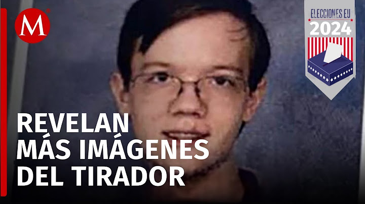 Revelan más imágenes sobre Matthew Crooks, presunto tirador que disparó contra Trump