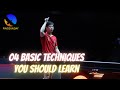 4 basic table tennis techniques you should know