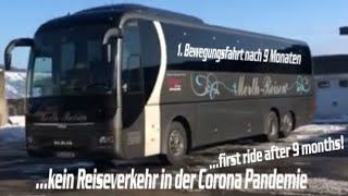 MAN Lions Coach 3-Achser Busfahren ZF 12-Gang MAN TipMatic, Kaltstart MAN Motor/Coldstart Bus engine