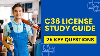 C36 Plumbing License Study Guide - California Practice Test Prep (25 Key Questions)