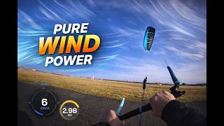 Perfect Wind, Pure Speed 🌬️ Land Kiting Tempelhof (Insane Session)#berlin #kite #insta360