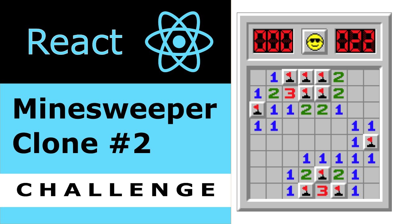 React Minesweeper Clone #2 CHALLENGE - YouTube
