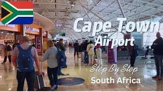 Cape Town Airport 4k || Walking Tour Of Airport || South Africa 2023 || Virtual Walk || screenshot 1