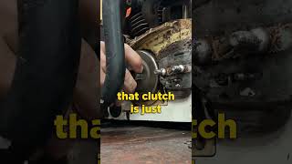 Chainsaw tip: Greasing the clutch drum bearing with Gordy #shorts
