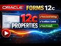 6. Oracle Forms 12c: Form-Level Properties, Scrollbars and Item Prompts
