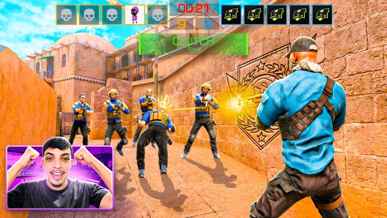 CAI CONTRA CLÃ e FIZ 28 KILLS P/ GARANTIR A RANKED!!! - STANDOFF 2