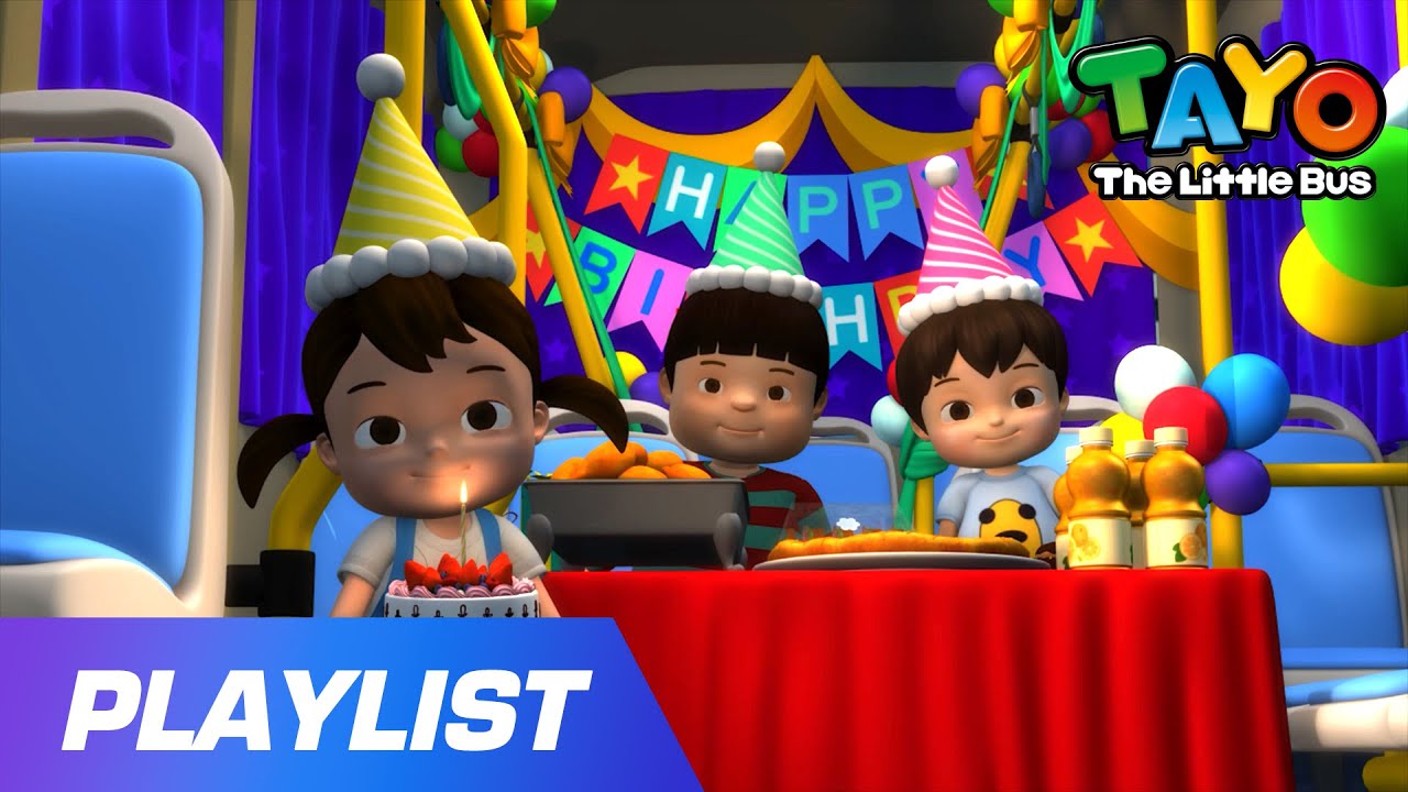 [Playlist] Tayo's Sing Along Show 2 | I'm So Happy For You | nursery rhymes
