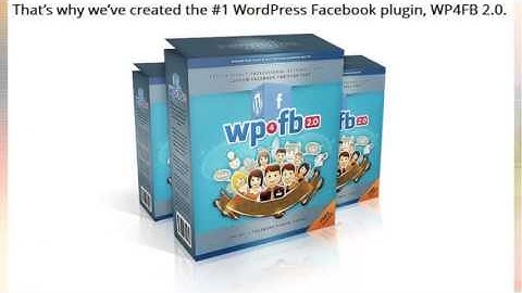 WP4FB 2.0 - The #1 WordPress Facebook plugin to create Viral Apps