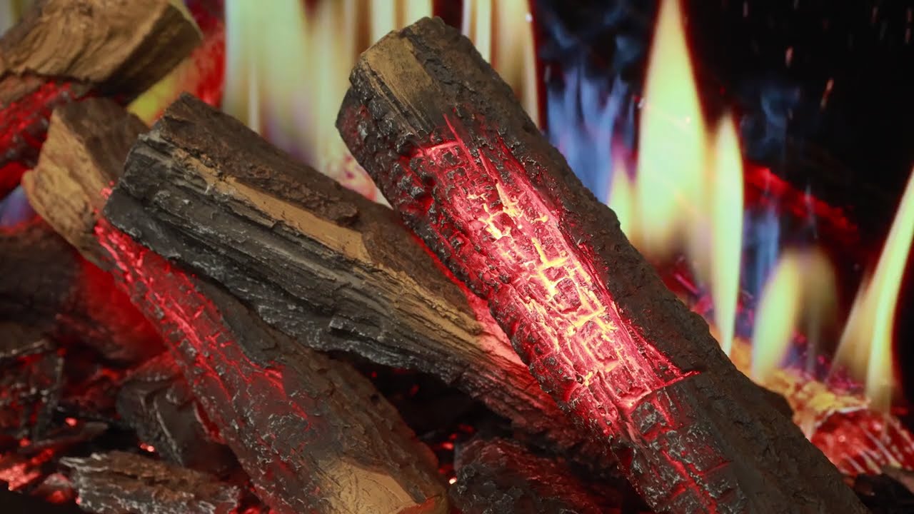 HE6 LCD Electric Fireplace Model