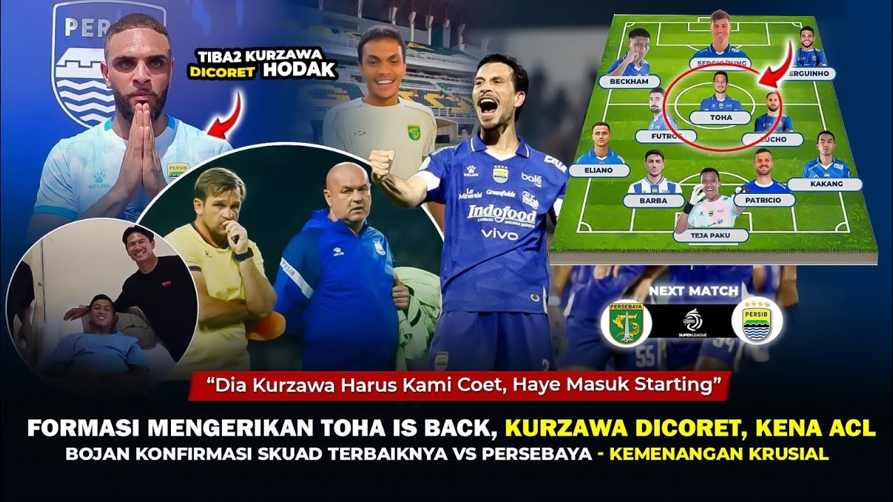 🔵BIKIN SEMUA TERKEJUT,NAIK MEJA OPRASI.Kurzawa Dicoret Hodak.Haye Is Back Masuk Starting XI, Bojan🔥