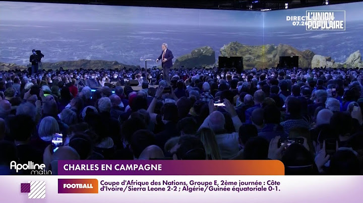 Jean-Luc Mélenchon a inauguré un nouveau type de meeting présidentiel
