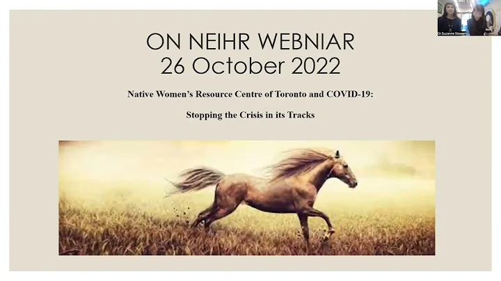Pamela Hart & Dr Suzanne Stewart - ONTARIO NEIHR W...