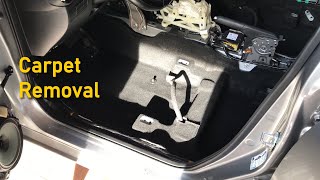 How to Remove a Carpet - Mazda 2 Skyactiv / Demio