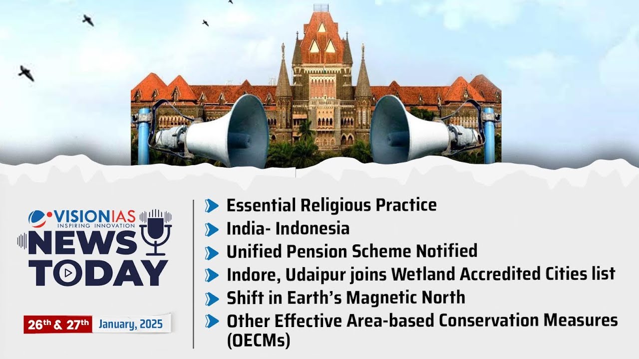 News Today | Daily Current Affairs | 26th and 27th January, 2025 - YouTube