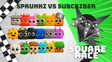 Cube Battle – Break the Blocks, Unlock the Secret! | Sprunki vs Italian Brainrot Square Race