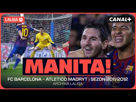Barcelona Guardioli Bije Atletico! Magiczny Hat-trick Messiego! Barcelona - Atletico 2011/12, Skrót